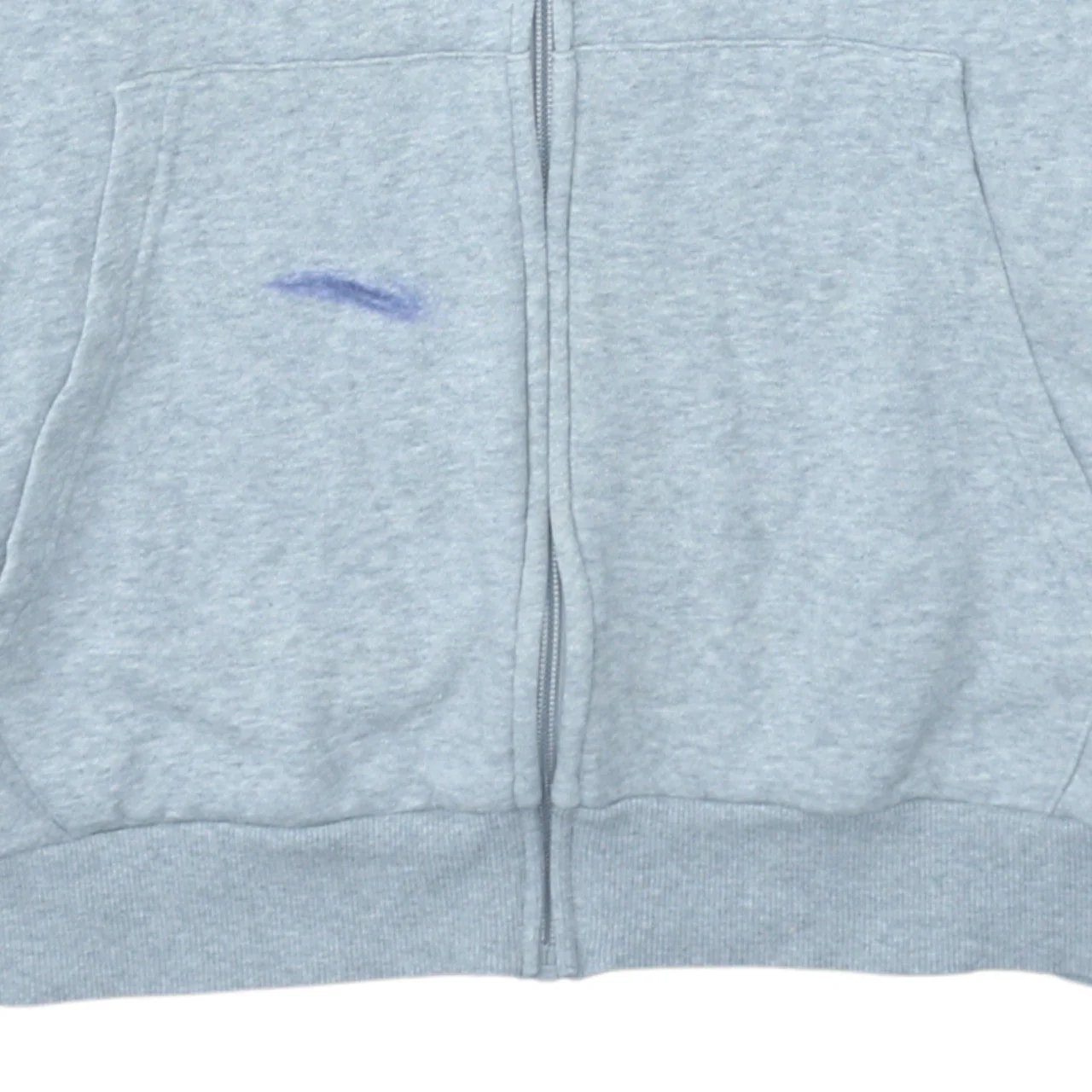 Adidas Men’s Grey Full Zip Hoodie Size M Lightweight Sportswear - Image 5