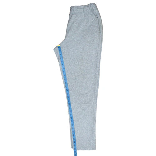 Adidas Men’s Grey L Fleece Sweatpants with Ankle Zip Pockets - Image 3