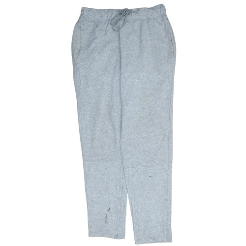 Adidas Men’s Grey L Fleece Sweatpants with Ankle Zip Pockets - Image 4
