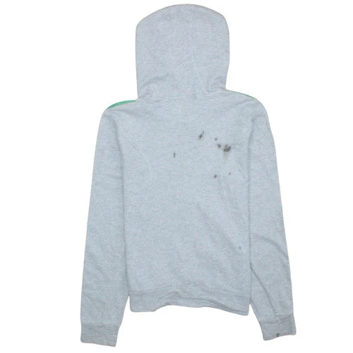 Adidas Men’s Grey Pullover Hoodie M Sports Graphic Sweatshirt - Image 4