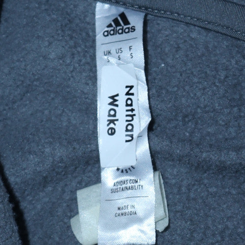 Adidas Men’s Grey Pullover Hoodie Size S Regular Fit Sportswear - Image 6