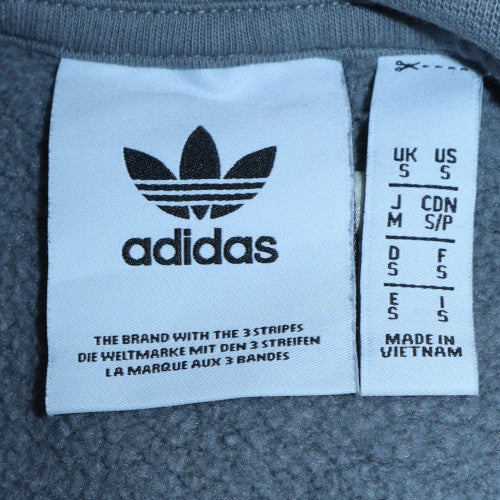Adidas Men’s Grey Pullover Sweatshirt Small Crew Neck Fleece - Image 5