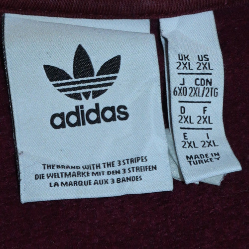 Adidas Men’s Red 2XL Crew Neck Pullover Sweatshirt - Image 5