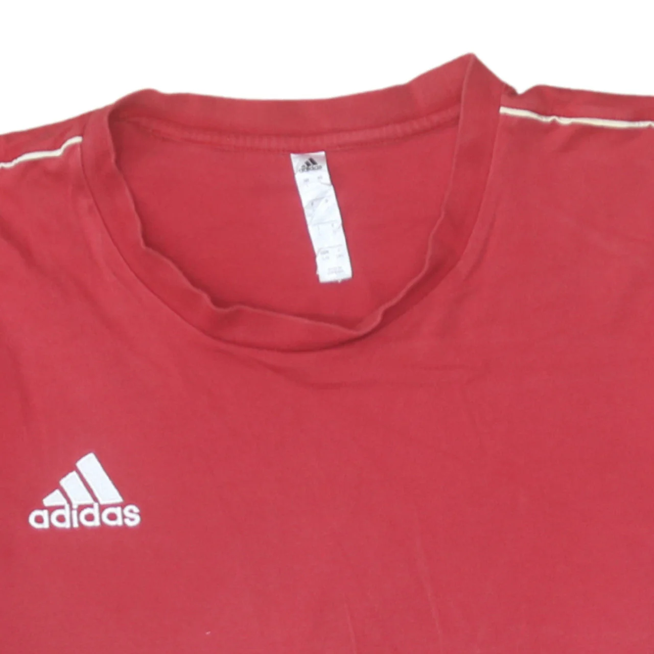 Adidas Men’s Red Cotton Short Sleeve Crew Neck T-Shirt Size L - Image 7