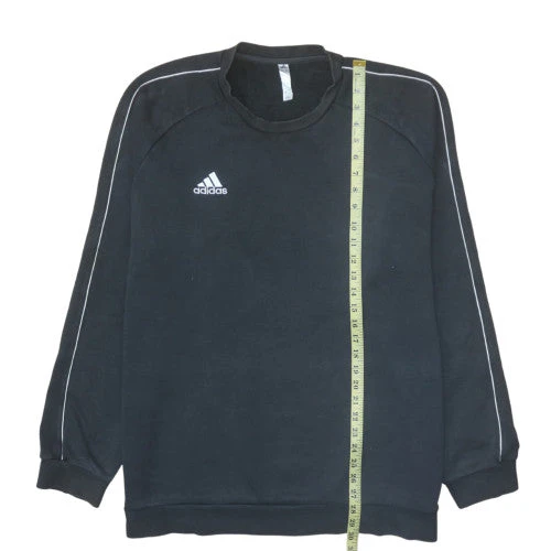 Adidas Men's Black 2XL Pullover Crew Neck Sports Sweatshirt - Image 3