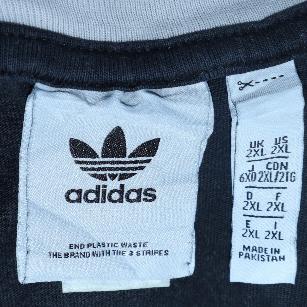 Adidas Men's Black 2XL Trefoil Crew Neck Short Sleeve T-Shirt - Image 5