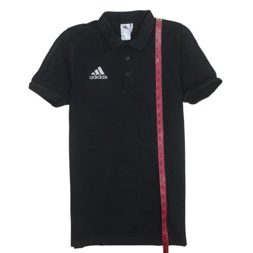 Adidas Men's Black Climalite Polo Shirt Size M Regular Fit - Image 3