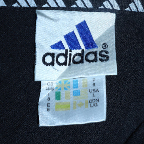 Adidas Men's Black Cotton Short Sleeve Polo Shirt Size L - Image 5