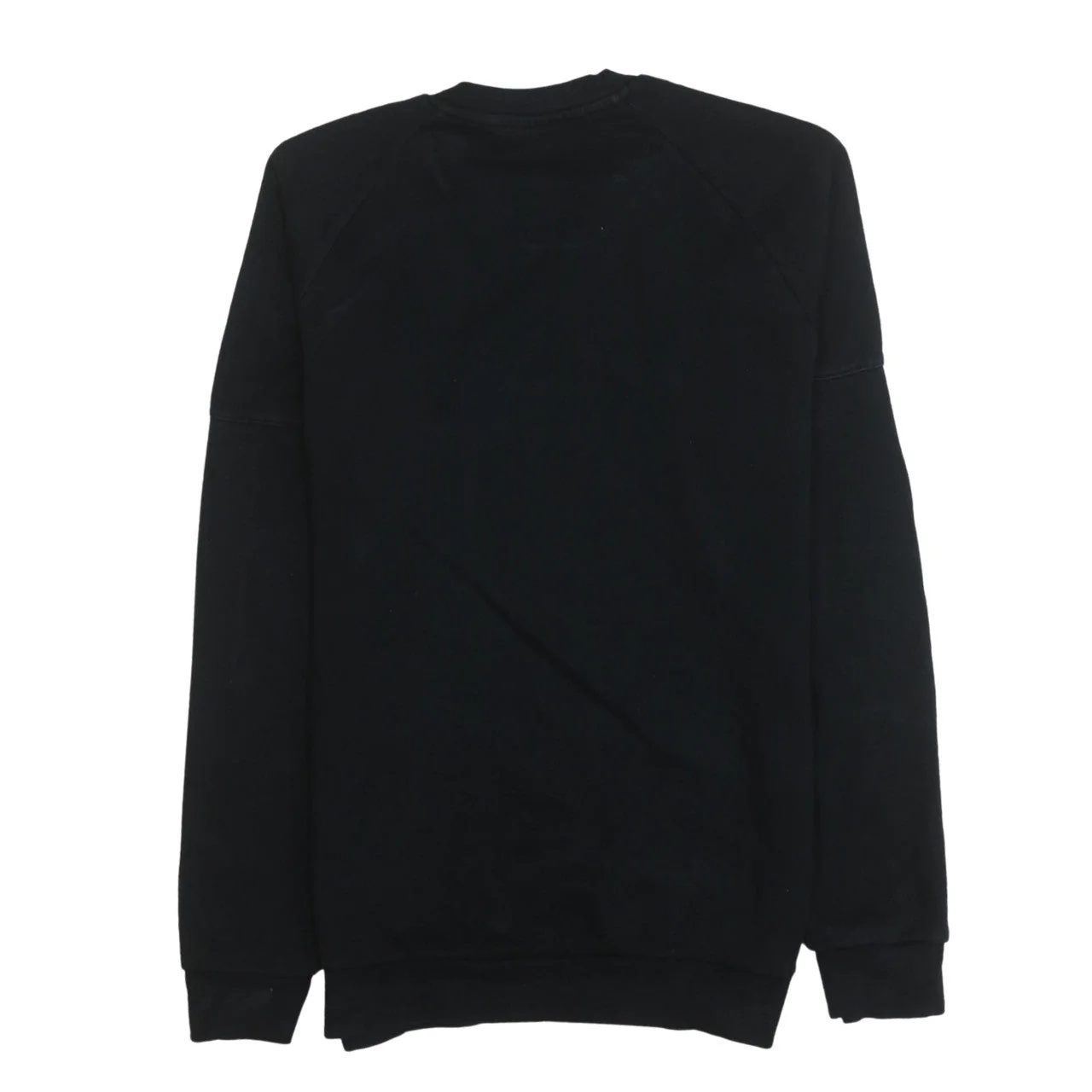 Adidas Mens Black Crew Neck Logo Pullover Sweatshirt Size S - Image 4