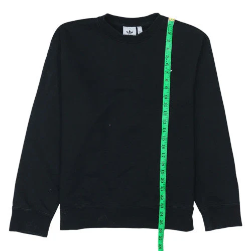 Adidas Mens Black Crew Neck Pullover Sweatshirt Size M - Image 3