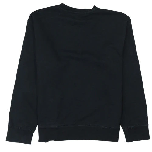 Adidas Mens Black Crew Neck Pullover Sweatshirt Size M - Image 4