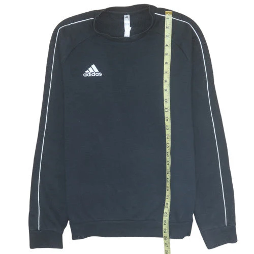 Adidas Mens Black Crew Neck Pullover Sweatshirt Size S - Image 3