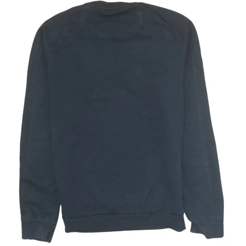 Adidas Mens Black Crew Neck Pullover Sweatshirt Size S - Image 4