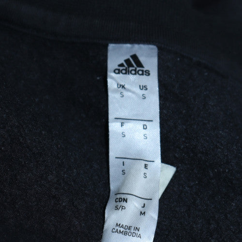 Adidas Mens Black Crew Neck Pullover Sweatshirt Size S - Image 5