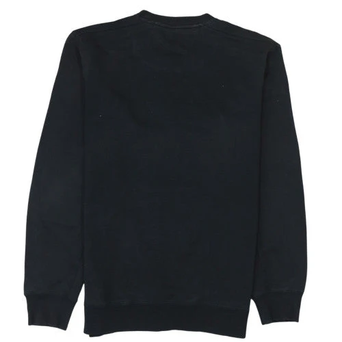 Adidas Men's Black Crew Neck Sweatshirt M Classic Pullover - Image 4