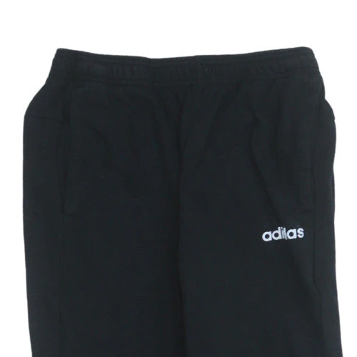 adidas Men's Black Fleece Joggers Size S Regular Fit Activewear - Image 7