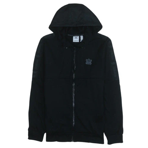 Adidas Men's Black Full Zip Hoodie M Regular Fit Sportswear