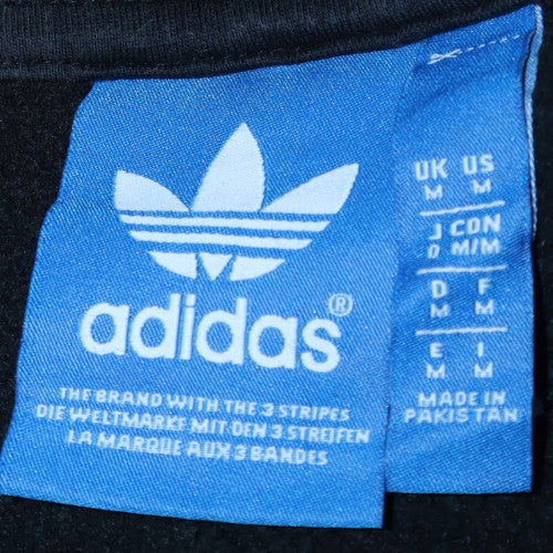 adidas Mens Black Full Zip Hoodie Size M Regular Fit Sports Style - Image 5
