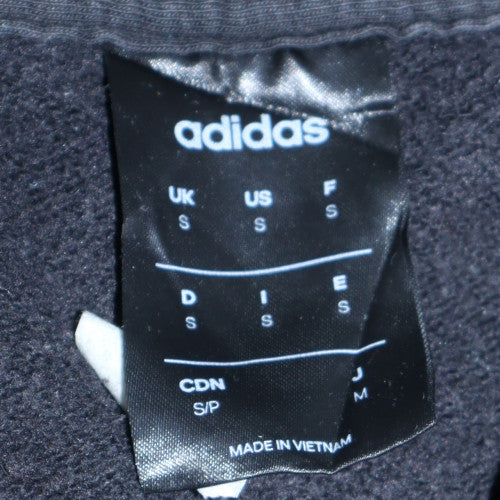 adidas Men's Black Full Zip Hoodie Size S Regular Fit Sportswear - Image 5