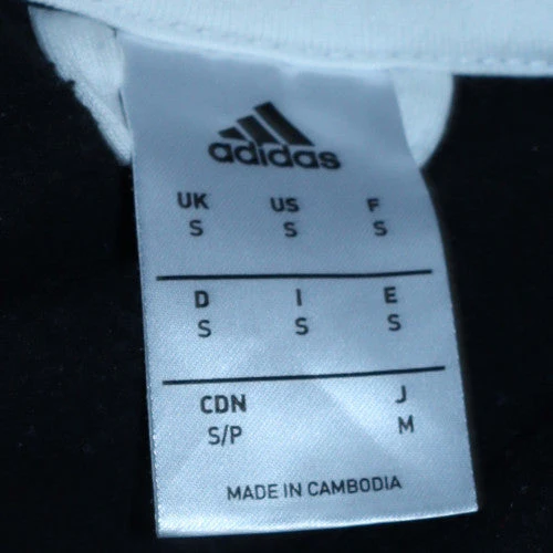 Adidas Men's Black Full Zip Hoodie Small Regular Fit Sportswear - Image 5