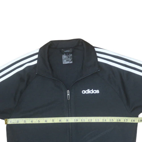 Adidas Men's Black Full Zip Sweatshirt Size S Sports Jersey - Image 3