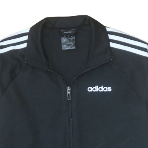 Adidas Men's Black Full Zip Sweatshirt Size S Sports Jersey - Image 8