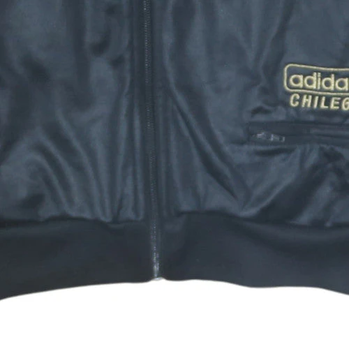 adidas Mens Black Gold Chile 62 Full Zip Sweatshirt XL - Image 8
