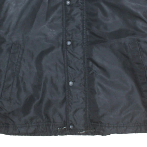 Adidas Men's Black Hooded Windbreaker Jacket Size 40 Regular - Image 7