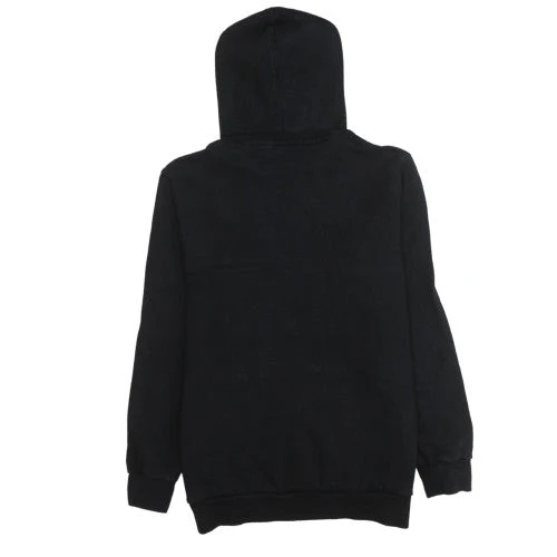 adidas Mens Black Hoodie L Pullover Hooded Fleece Hollis Crew Sweatshirt - Image 4