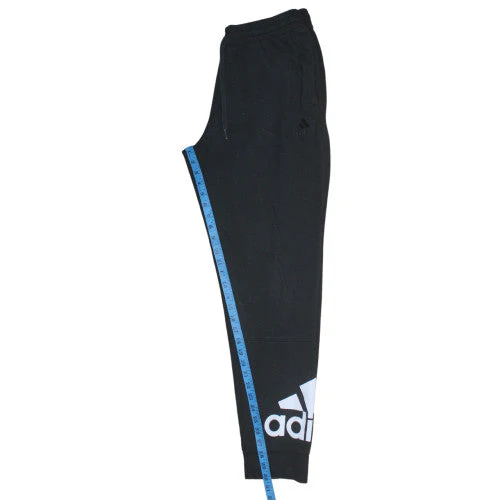 Adidas Mens Black Jogger Trousers 2XS Regular Fit Sportswear - Image 2