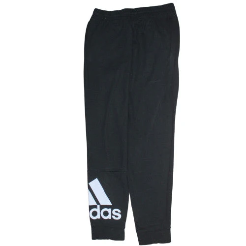 Adidas Mens Black Jogger Trousers 2XS Regular Fit Sportswear - Image 4