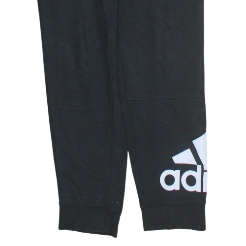 Adidas Mens Black Jogger Trousers 2XS Regular Fit Sportswear - Image 7
