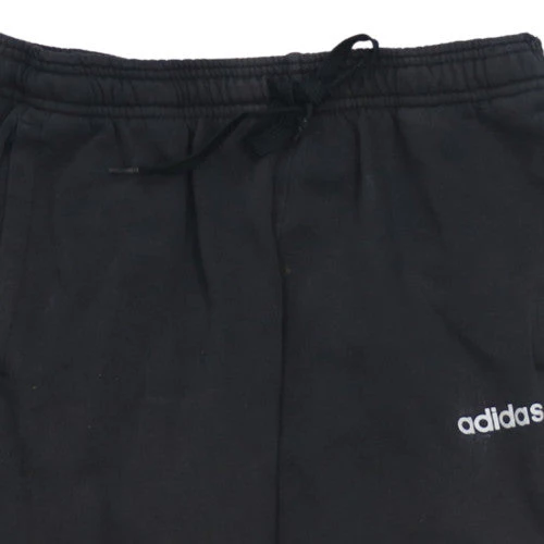 adidas Men's Black Jogger Trousers M Regular Fit Fleece Activewear - Image 7