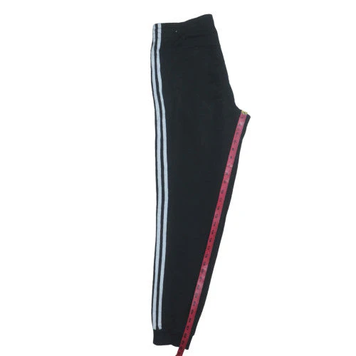 Adidas Men's Black Jogger Trousers Size M Elastic Waist Sports - Image 3