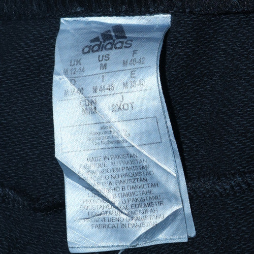 Adidas Men's Black Jogger Trousers Size M Elastic Waist Sports - Image 5