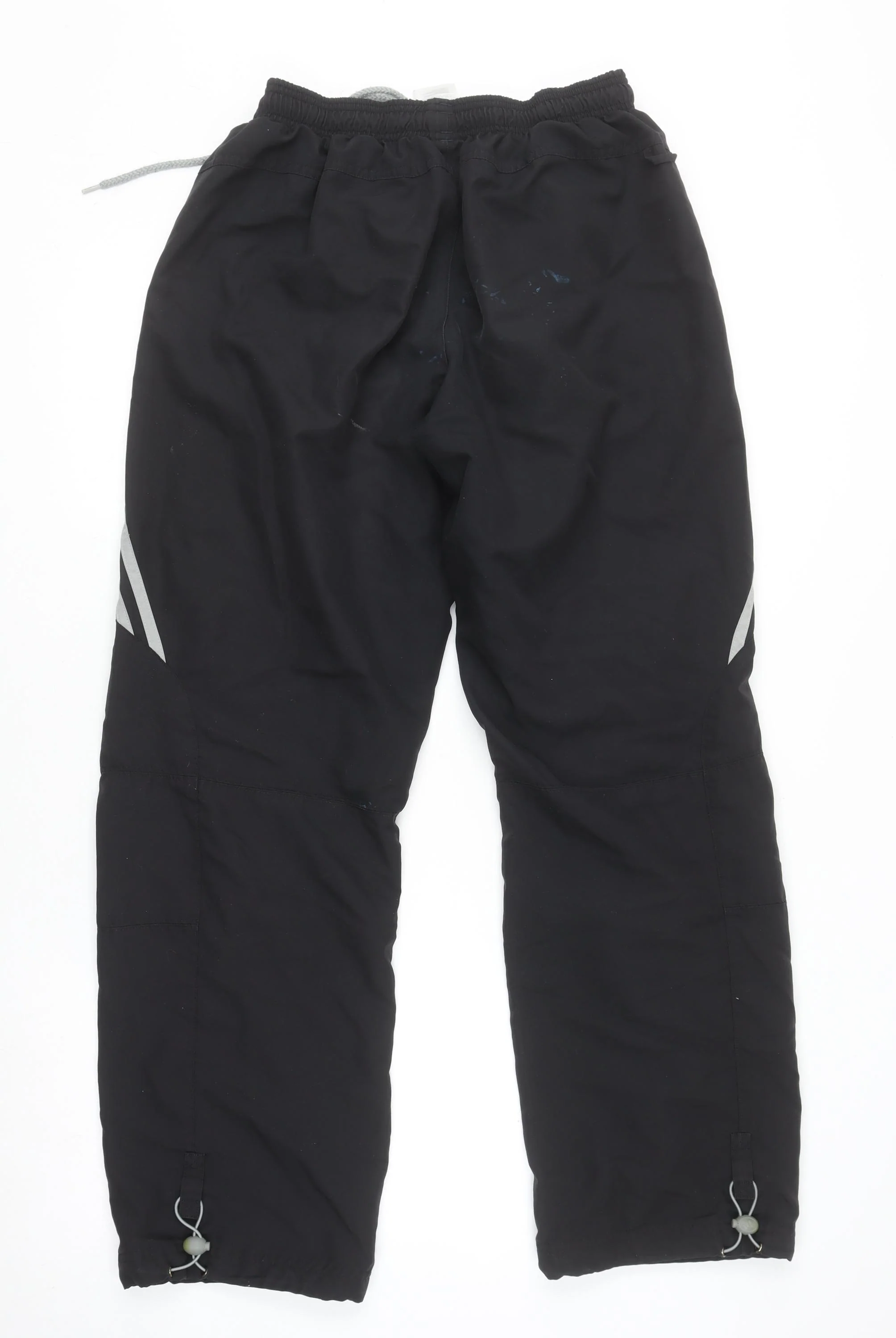 adidas Mens Black M Track Pants Regular Fit Sportswear - Image 3