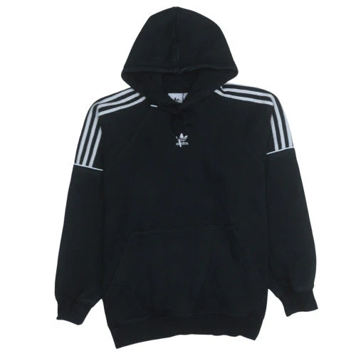 adidas Men's Black Pullover Hoodie L Sports Fleece Sweatshirt