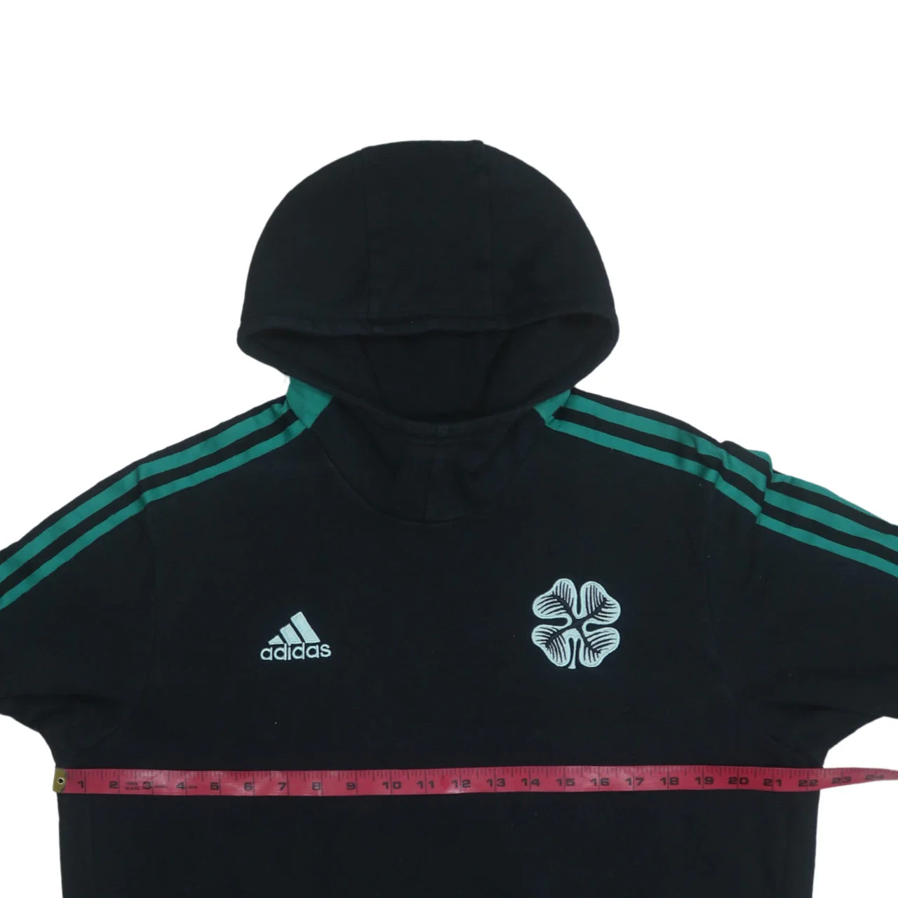 Adidas Mens Black Pullover Hoodie L Sports Graphic Fleece - Image 2
