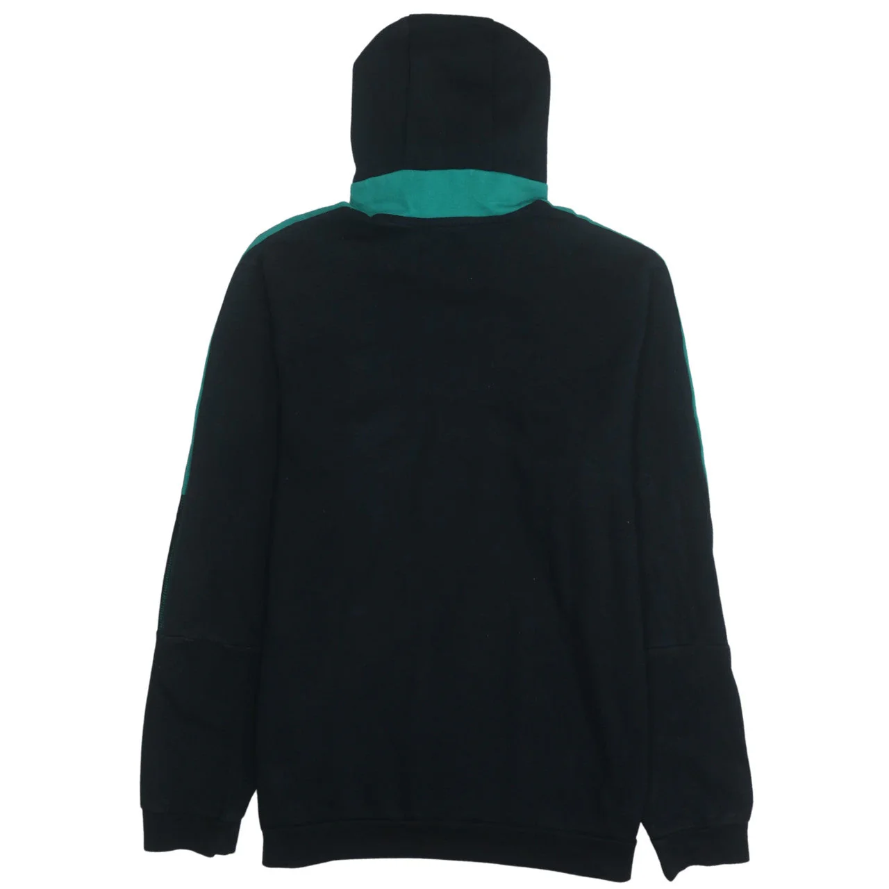 Adidas Mens Black Pullover Hoodie L Sports Graphic Fleece - Image 4