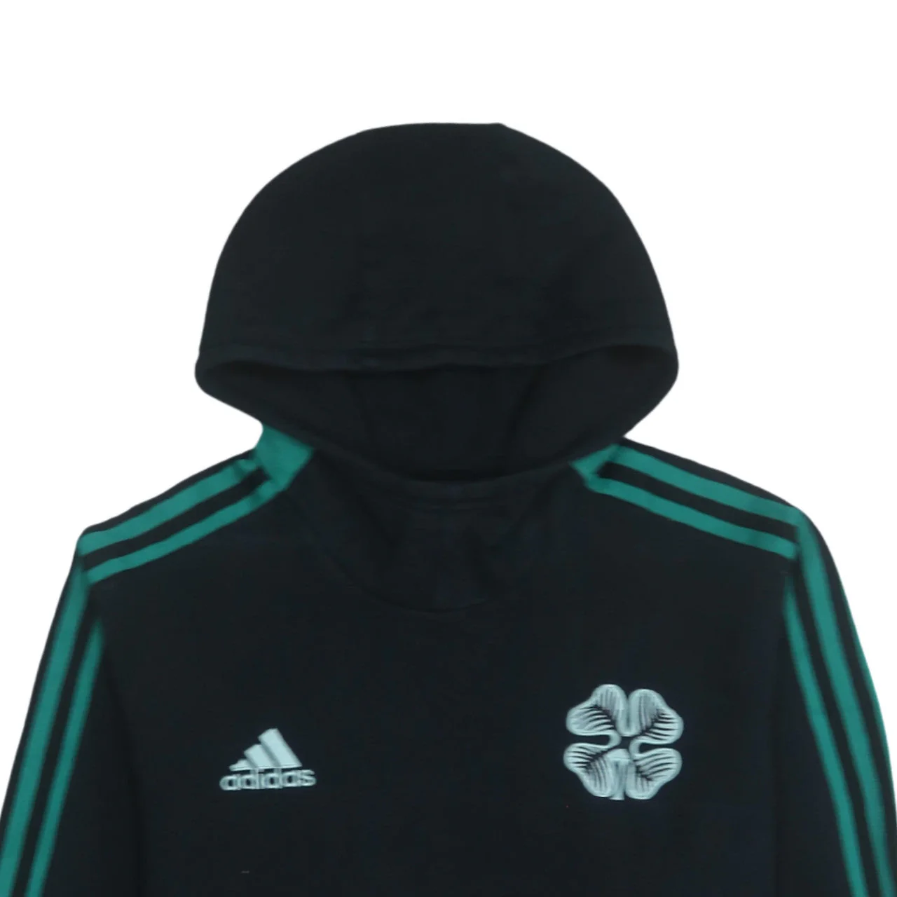 Adidas Mens Black Pullover Hoodie L Sports Graphic Fleece - Image 8