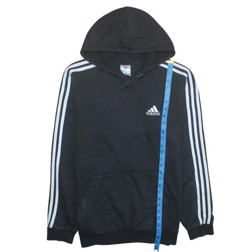 Adidas Men's Black Pullover Hoodie M Sports Fleece Sweatshirt - Image 2