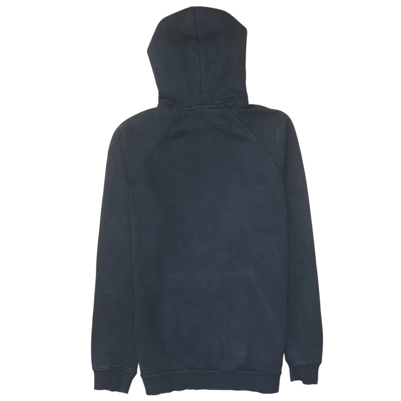 Adidas Mens Black Pullover Hoodie M Sports Logo Graphic Fleece - Image 4