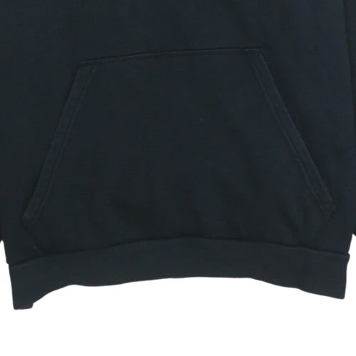 Adidas Men's Black Pullover Hoodie Medium Fleece Sportswear - Image 8