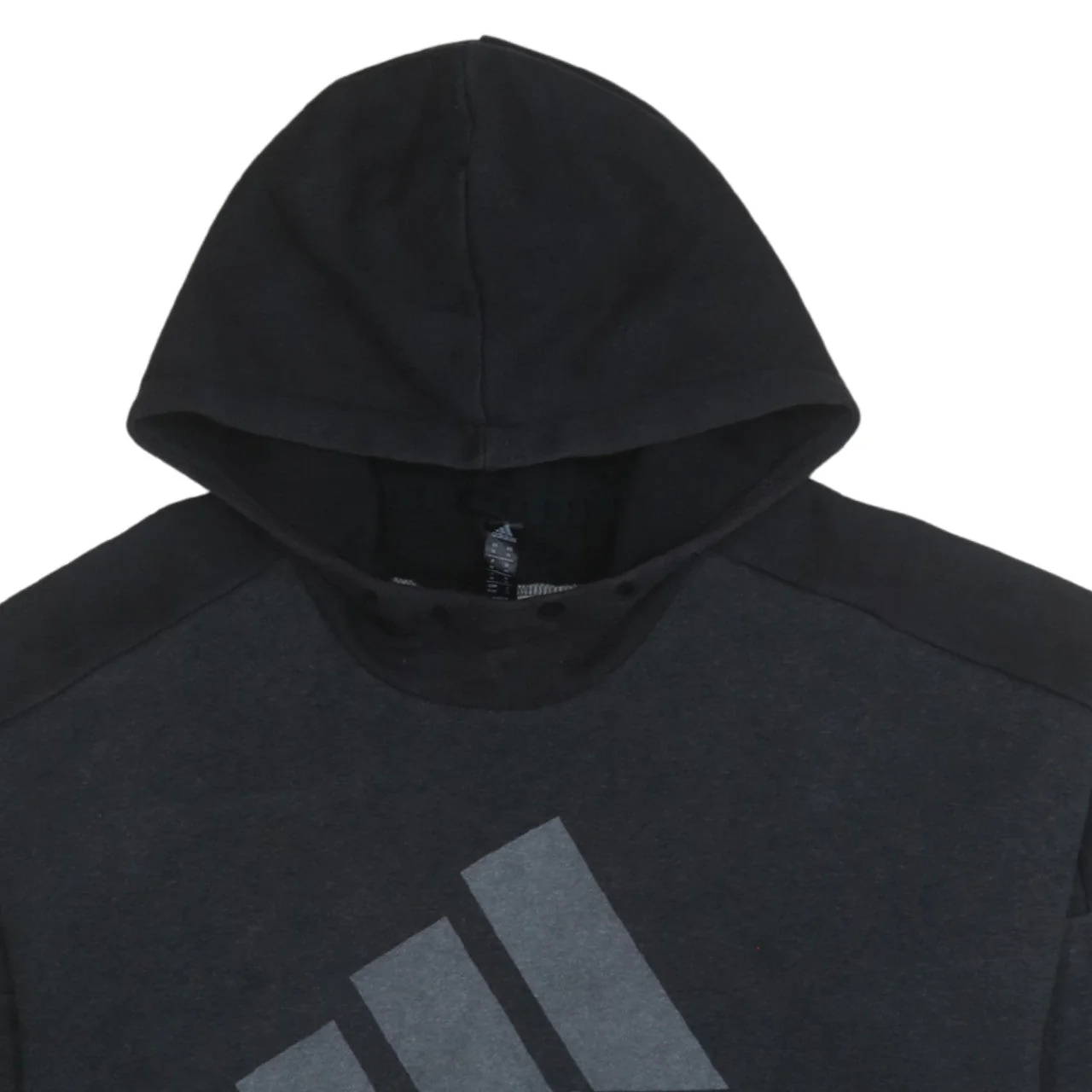 Adidas Men's Black Pullover Hoodie Medium Logo Sportswear