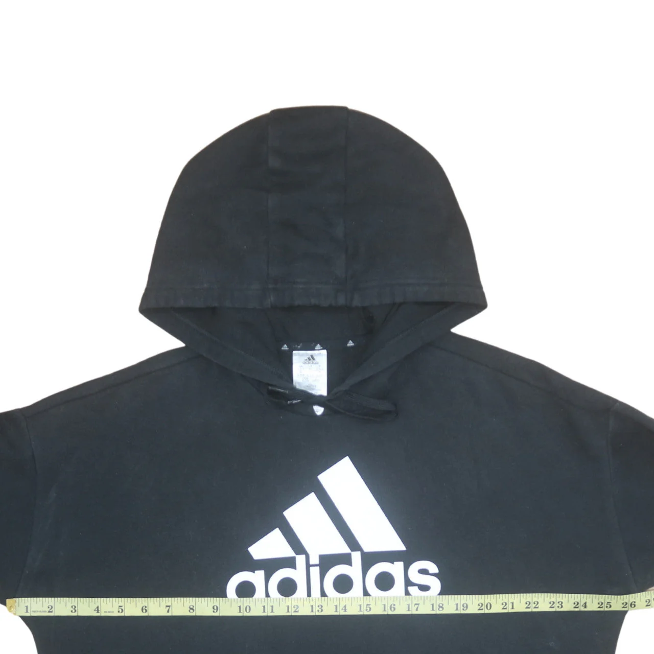 Adidas Men's Black Pullover Hoodie Size M Logo Sportswear - Image 3
