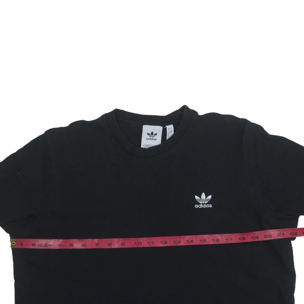 Adidas Men's Black Regular Fit Cotton Sports T-Shirt Size L - Image 2