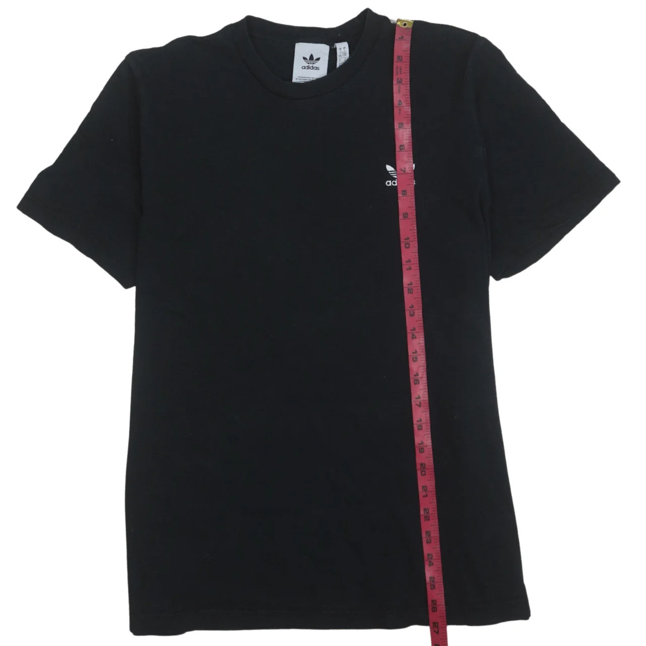 Adidas Men's Black Regular Fit Cotton Sports T-Shirt Size L - Image 3