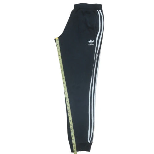 Adidas Mens Black S Sweatpants Jogger Trousers with White Stripes - Image 3