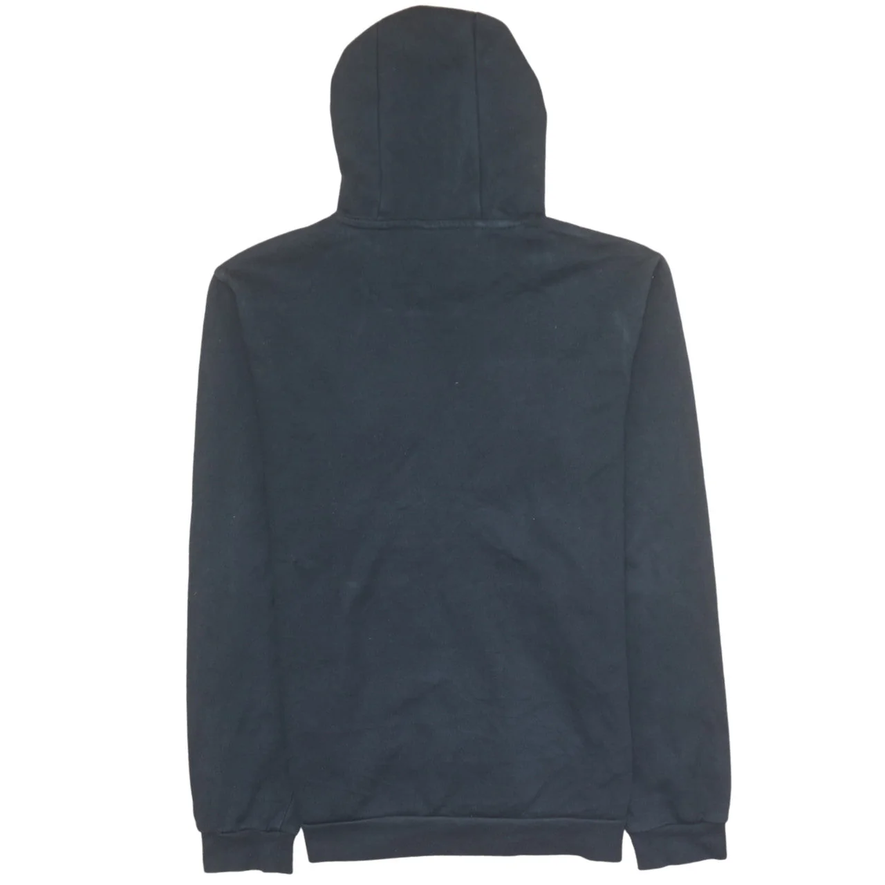 Adidas Men's Black Small Pullover Hoodie with Logo and Drawstring - Image 4
