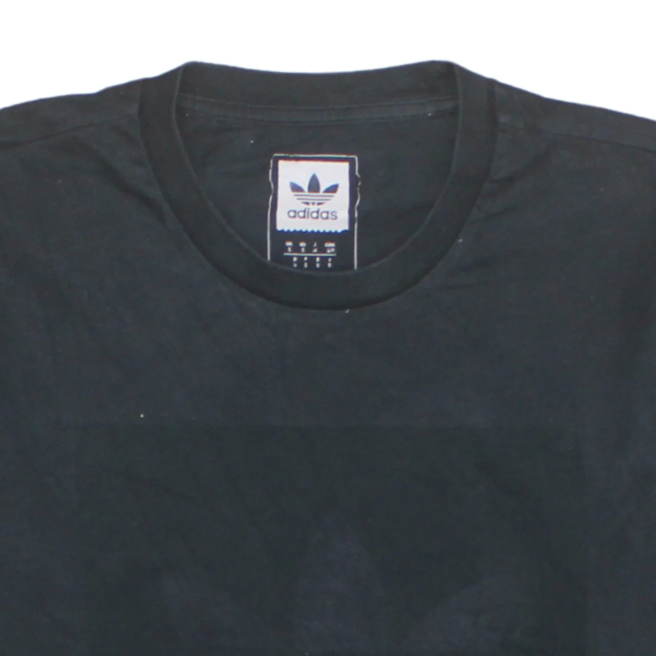 Adidas Men's Black Small Trefoil Logo Cotton T-Shirt - Image 7
